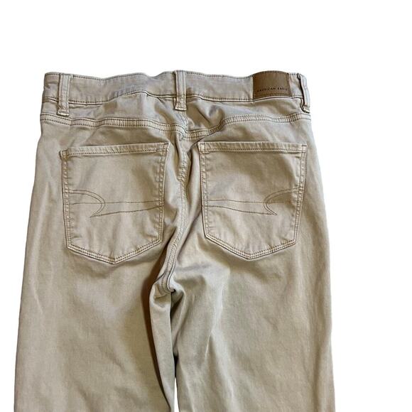 American Eagle High Rise Women's Tan Jegging Pants Sz 8 Regular - Picture 5 of 10